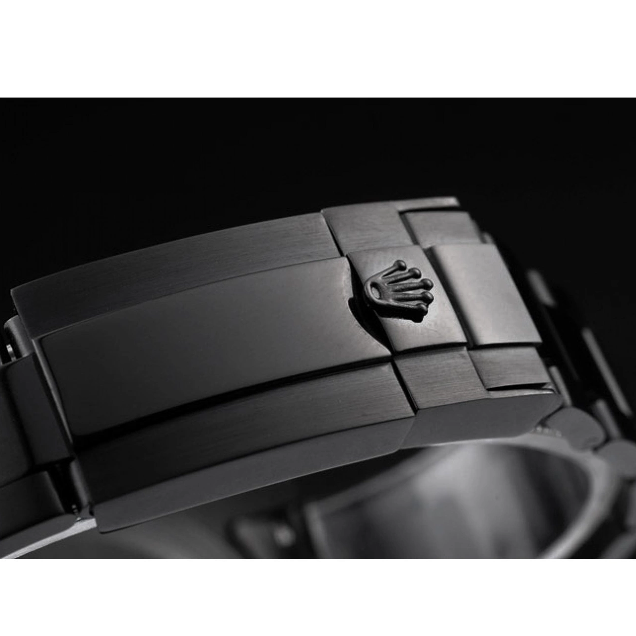 Good copy rolex watches II GMT Black Master Strap Pro-Hunter Steel Black Swiss Rolex Dial 0803